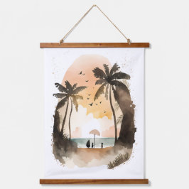 ビーチ 吊り下げ型タペストリー