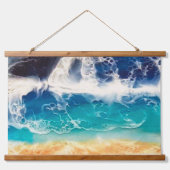 ビーチ 吊り下げ型タペストリー (正面)