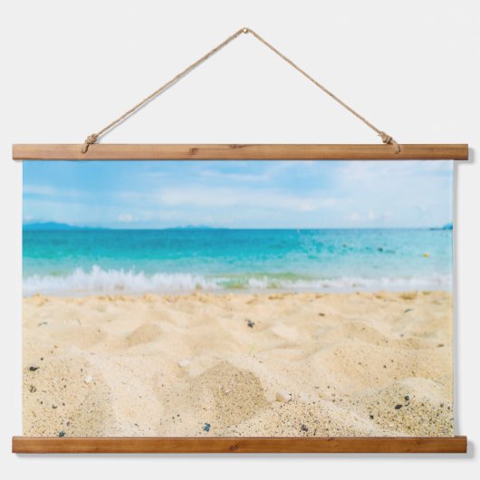 ビーチ 吊り下げ型タペストリー (正面)