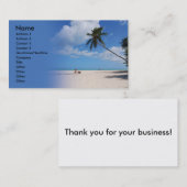 ビーチ 名刺 (正面/裏面)