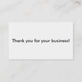 ビーチ 名刺 (裏面)