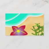 ビーチ 名刺 (裏面)