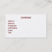 ビーチ 名刺 (裏面)