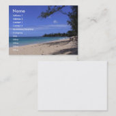 ビーチ 名刺 (正面/裏面)