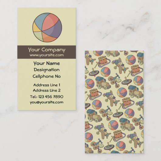 ビーチ 名刺 (正面/裏面)