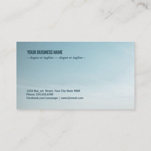 ビーチ 名刺 (裏面)