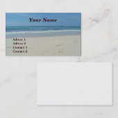 ビーチ-名刺 名刺 (正面/裏面)