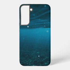 ビーチ+巨大な波+山のあるシーケープ Sea Case Samsung Galaxy S22+ケース