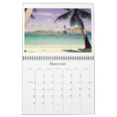 ビーチ、年2008年 カレンダー (3月 2026)