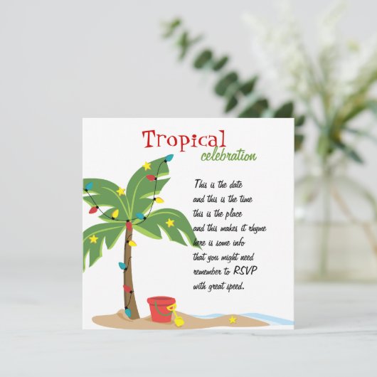 ビーチ 招待状 (スタンド正面)