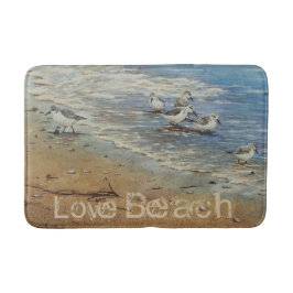 ビーチ/沿岸装飾の浜鳥 バスマット