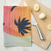 ビーチ/沿岸/熱帯/ハワイアン キッチンタオル (四つ折り)