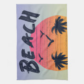 ビーチ/沿岸/熱帯/ハワイアン キッチンタオル (縦)