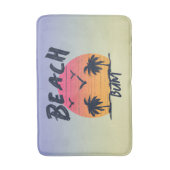 ビーチ/沿岸/熱帯/ハワイアン バスマット (正面縦)