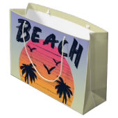 ビーチ/沿岸/熱帯/ハワイアン ラージペーパーバッグ (裏面アングル)