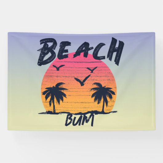 ビーチ/沿岸/熱帯/ハワイアン 横断幕 (横)