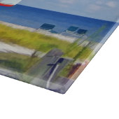 ビーチ、海岸および鳥 カッティングボード (角)