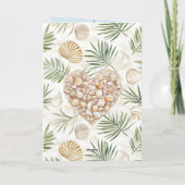 ビーチ 海岸 海 船 アンカー 誕生日 カード (裏面)