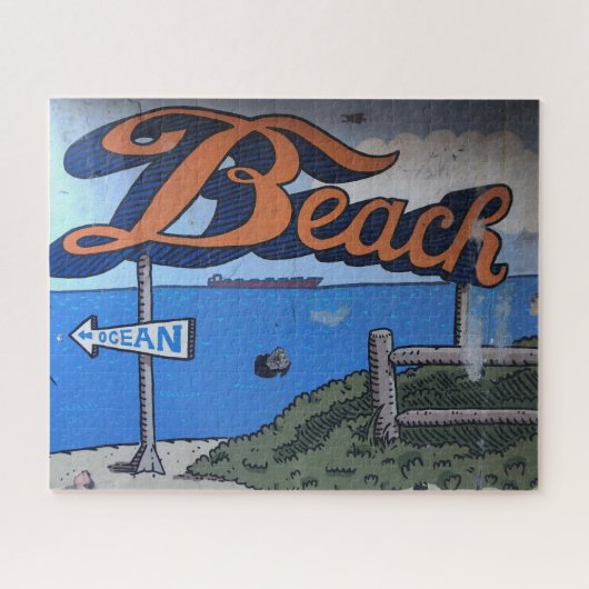 ビーチ 海洋 ジグソーパズル (横)