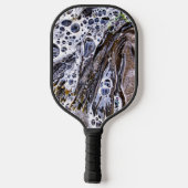 ビーチ、海藻、水砂 ピックルボールラケット (裏面)