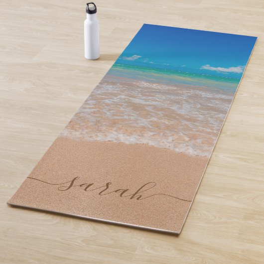 ビーチ 海 オーシャン 名前入り ヨガマット (インサイチュ)