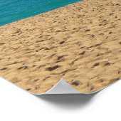 ビーチ、海、スカイポスター ポスター (角)