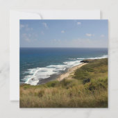 ビーチ 海 砂 自然 空 カリブ海 米領ヴァージン諸島 備考 カード (正面)