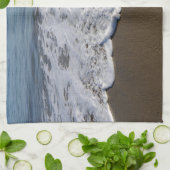 ビーチ/砂/波 キッチンタオル (折り畳み)