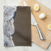 ビーチ/砂/波 キッチンタオル (四つ折り)