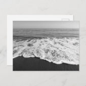 ビーチ/砂/波 ポストカード (正面/裏面)