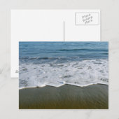 ビーチ/砂/波 ポストカード (正面/裏面)