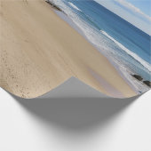 ビーチ，空，海，水，休暇，雲，青， ラッピングペーパー (角)