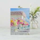 ビーチ、結婚披露宴、テーブル設定、Centerpi (スタンド正面)