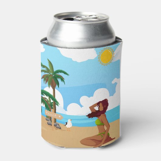 ビーチ 缶クーラー (缶正面)