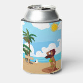 ビーチ 缶クーラー (缶裏面)