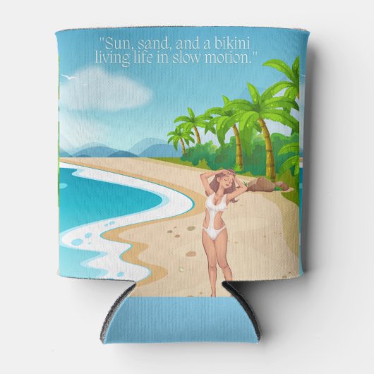 ビーチ 缶クーラー (正面)