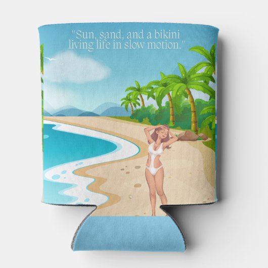 ビーチ 缶クーラー (裏面)