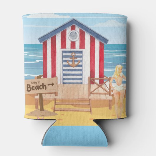 ビーチ 缶クーラー (裏面)