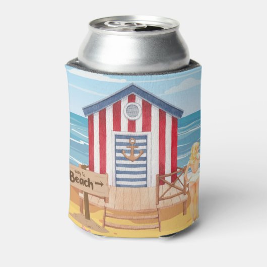 ビーチ 缶クーラー (缶裏面)