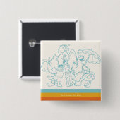 ビーチ 缶バッジ (正面&裏面)