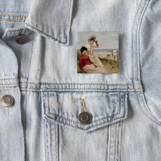 ビーチ 缶バッジ (インサイチュ)