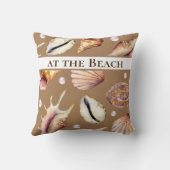 ビーチ/貝殻/ クッション (裏面)