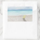 ビーチ 長方形シール (バッグ)