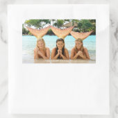 ビーチ 長方形シール (バッグ)