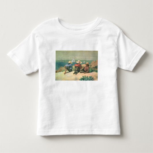 ビーチ、1875年(w/c) トドラーTシャツ (正面)