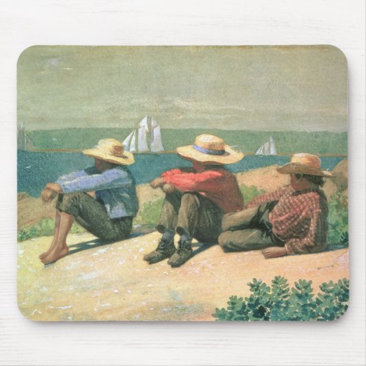 ビーチ、1875年(w/c) マウスパッド (正面)