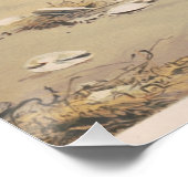 ビーチ(1879) -ヴィンテージ沿岸芸術 ポスター (コーナー)