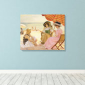 ビーチ, 1929 キャンバスプリント (インサイチュ (ウッドフロア))