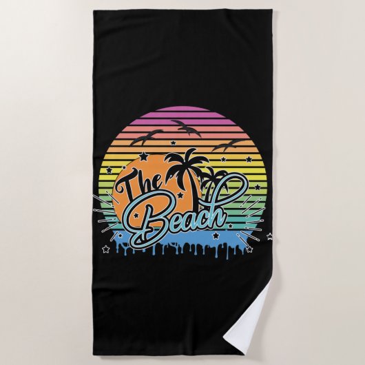 ビーチ、2023年夏 ビーチタオル (正面)