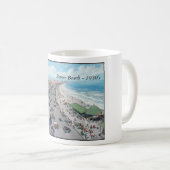 ビーチ- 30年代--を尊敬して下さい コーヒーマグカップ (正面右)